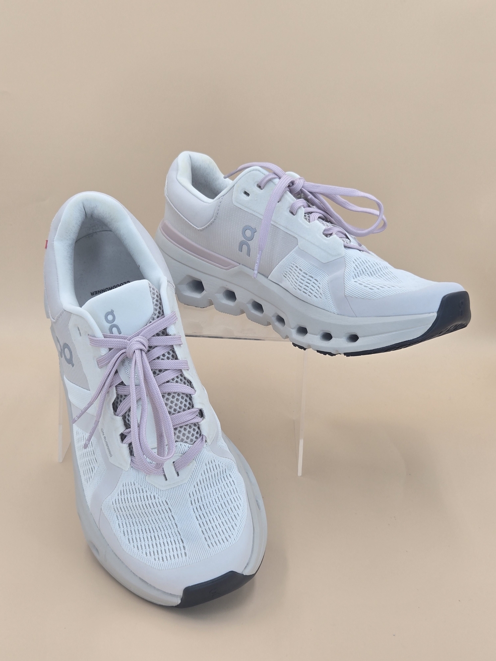 On Cloudrunner 2 Women's Road Running Sneakers Silver/Mauve Size EU 41 US 9.5
